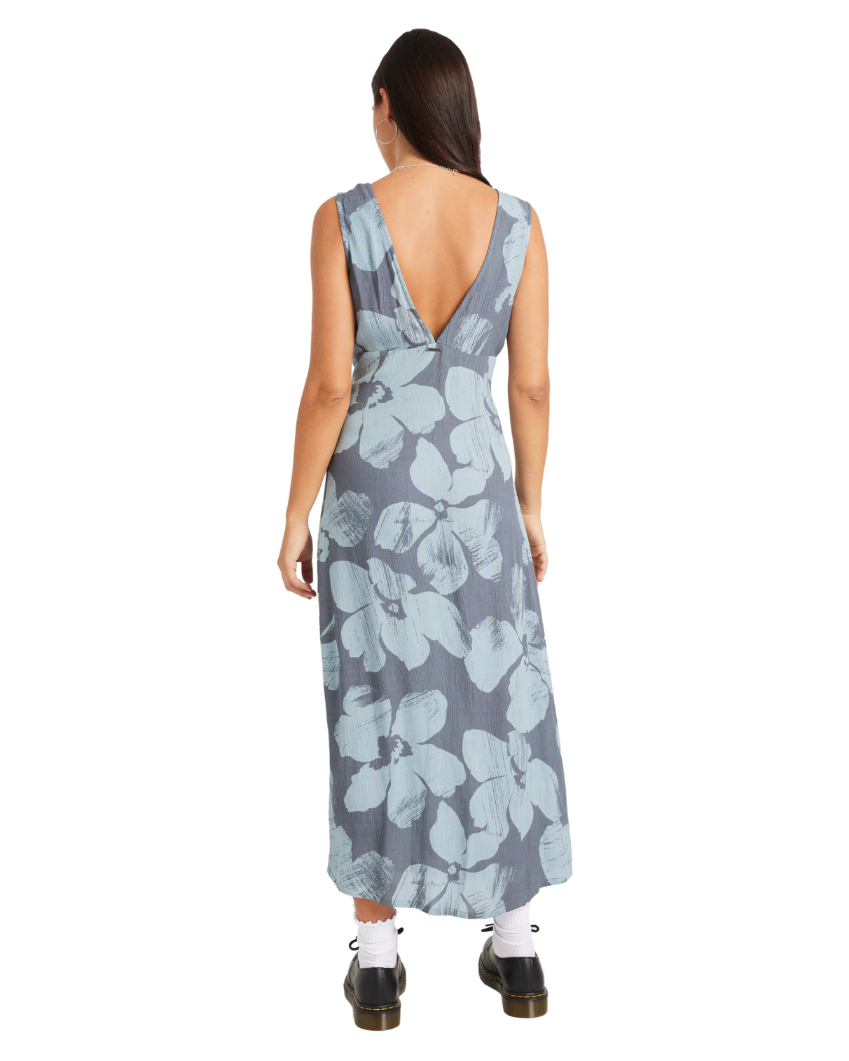 Volcom Grumpy Sunshine Dress in BLUE SAPPHIRE