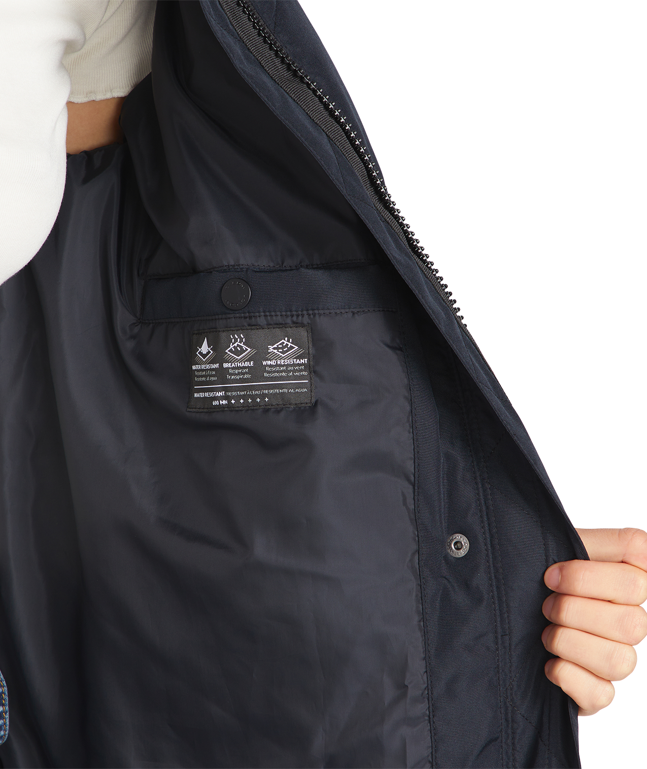 Volcom Alldaylong Puff Jacket in BLACK