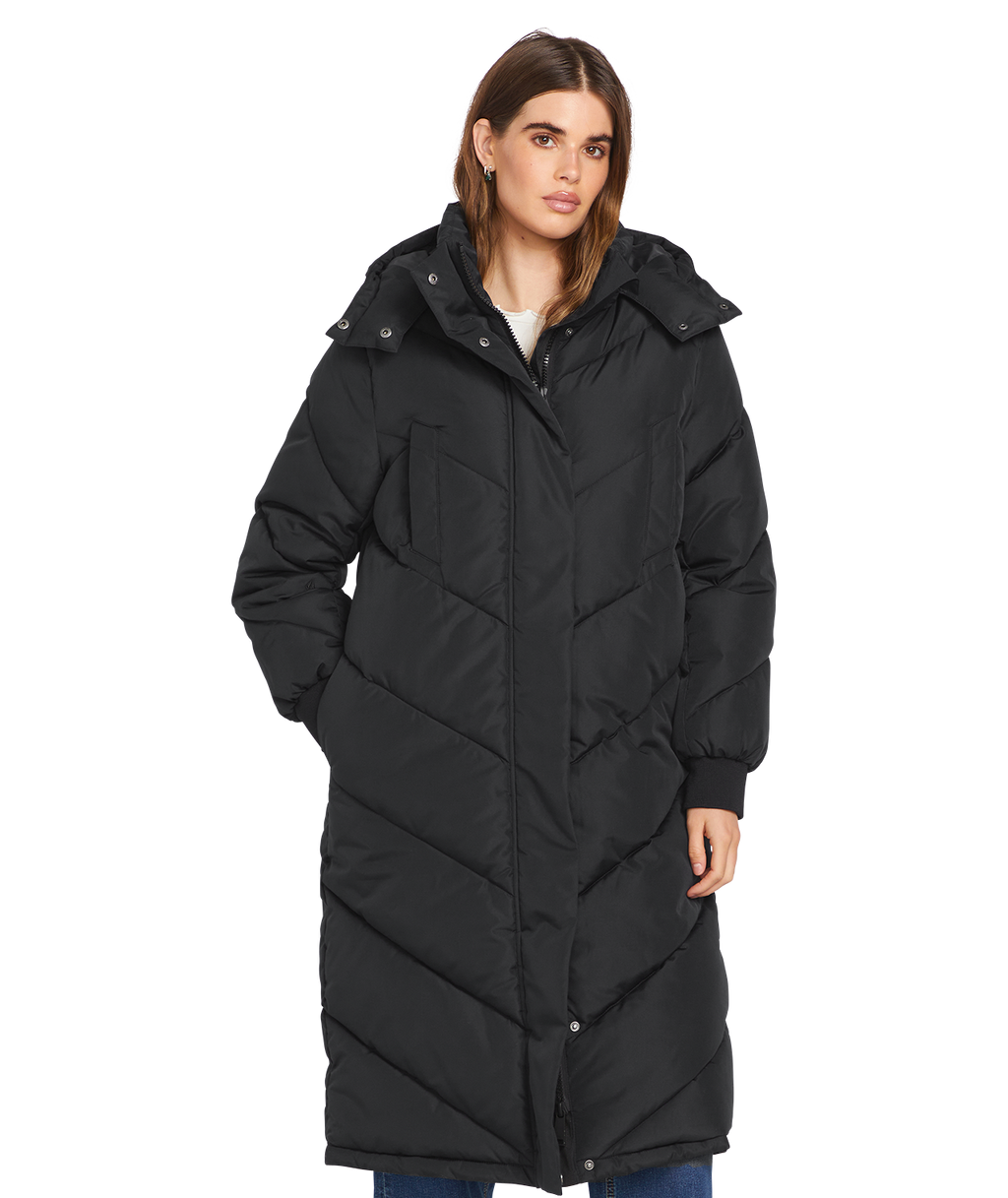 Volcom Alldaylong Puff Jacket in BLACK