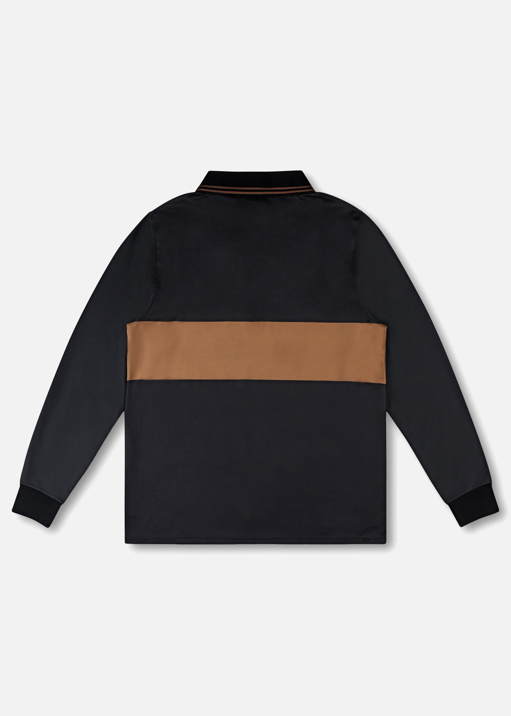 Rivvia Projects Team Vv Track Ls Polo in BROWN/BLACK
