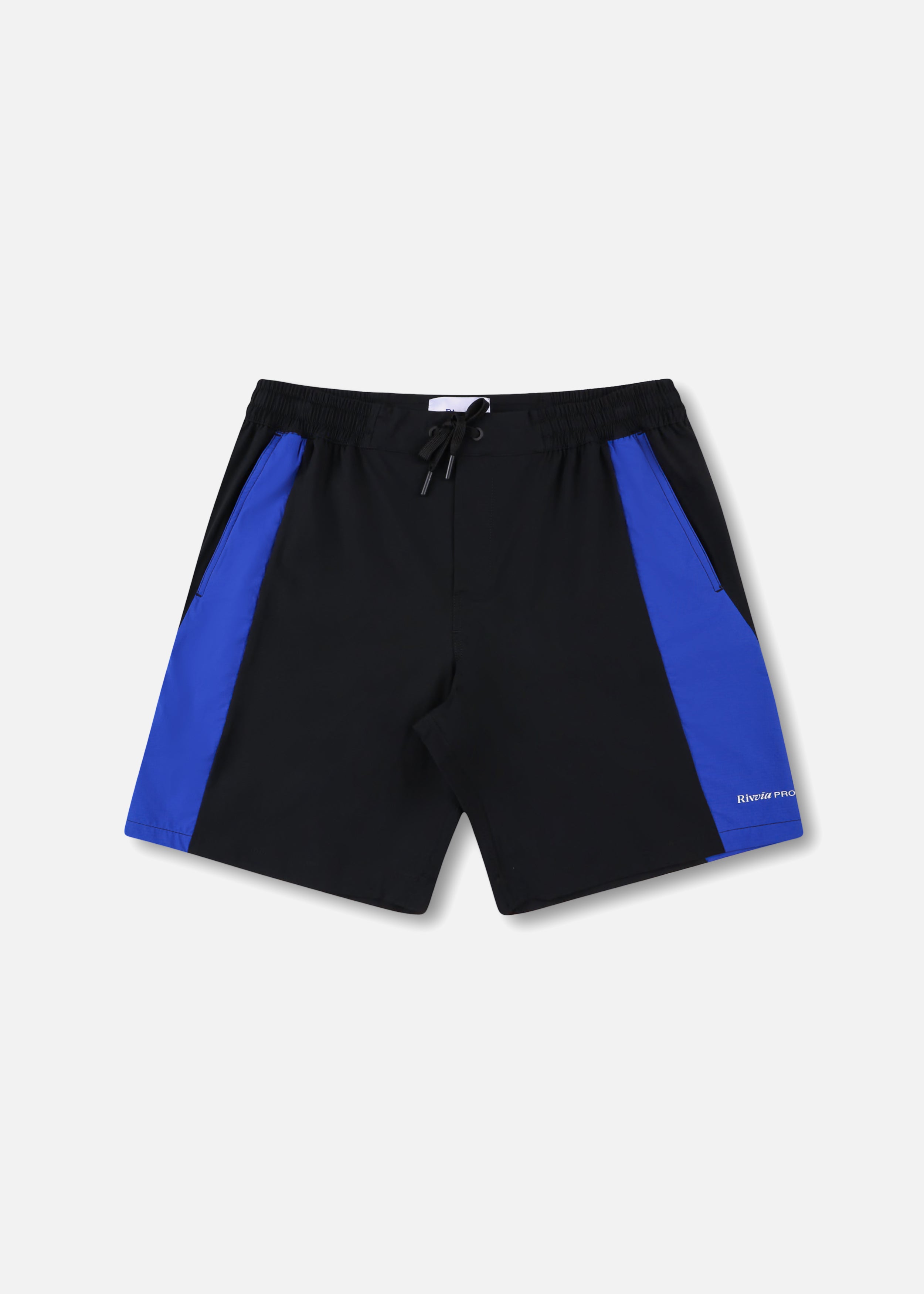 Rivvia Projects Daily Ride Passage Short in BLACK/BLUE