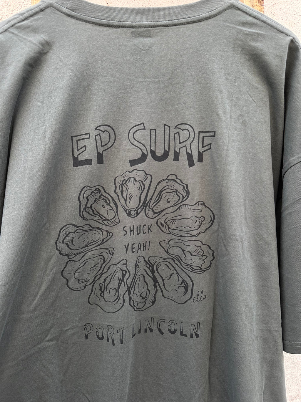 EP SURF Mens Shuck Yeah Tee Black/White