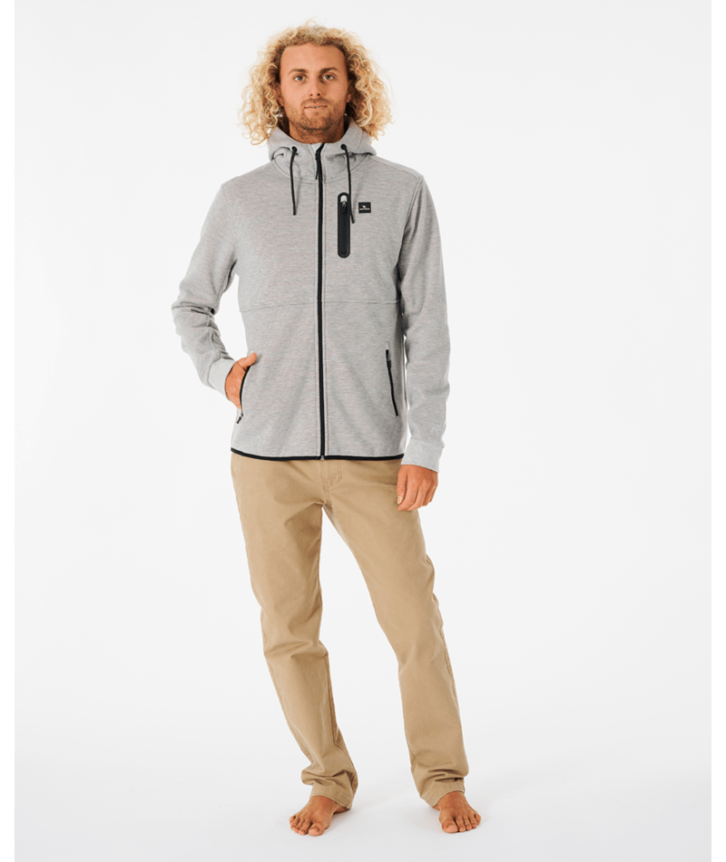 Rip Curl Anti Series Departed Zip Thru in GREY