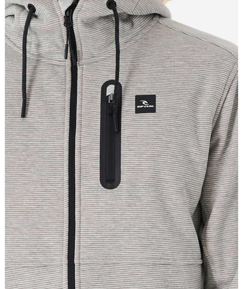 Rip Curl Anti Series Departed Zip Thru in GREY