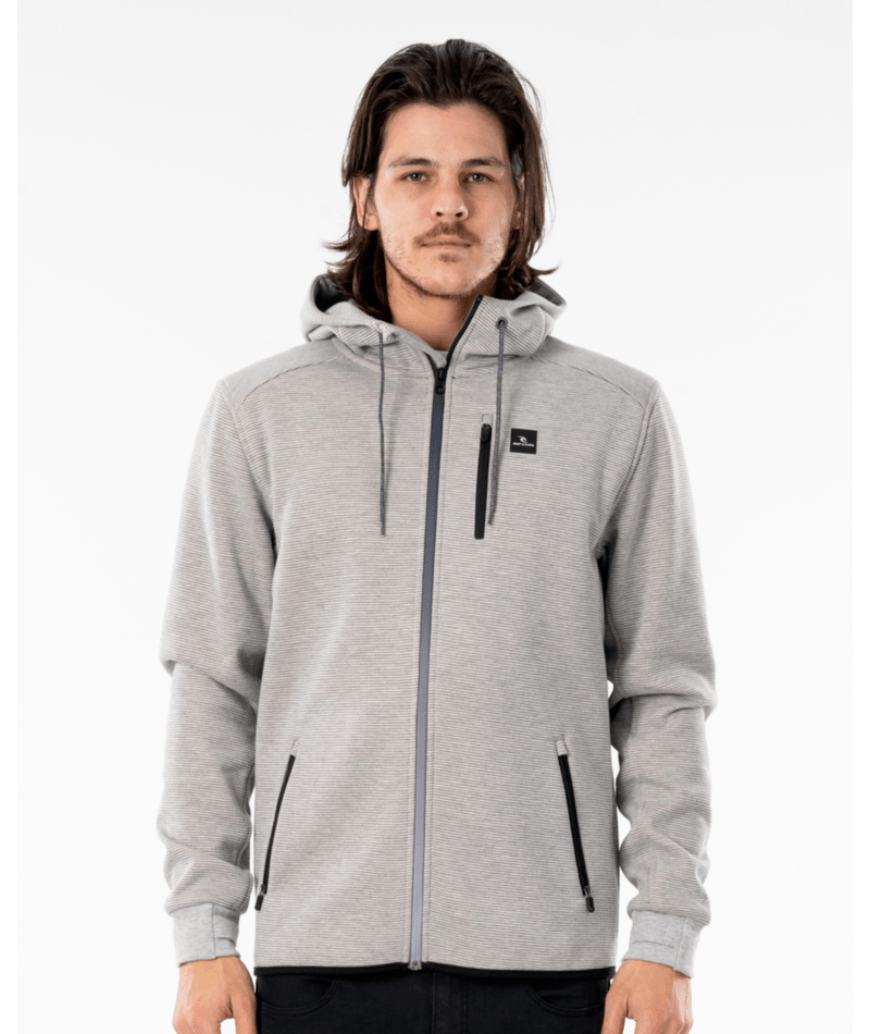 Rip Curl Anti Series Departed Zip Thru in GREY