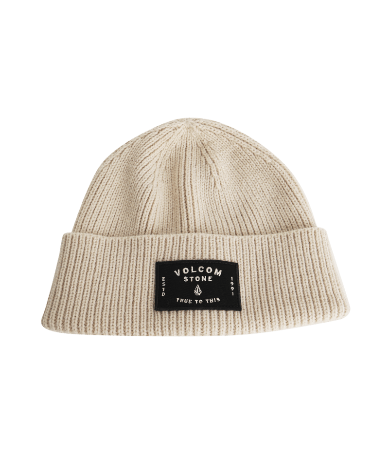Volcom Cult Core Beani in Vintage White