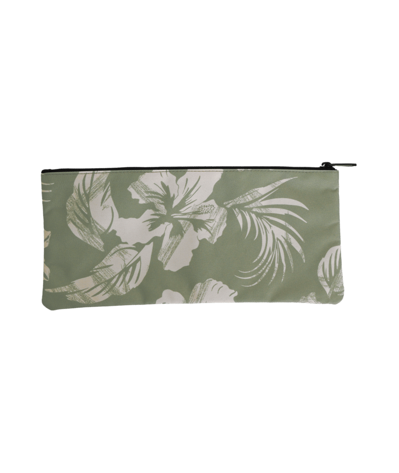 Volcom Patch Attack Pencil Case in MOSS STONE