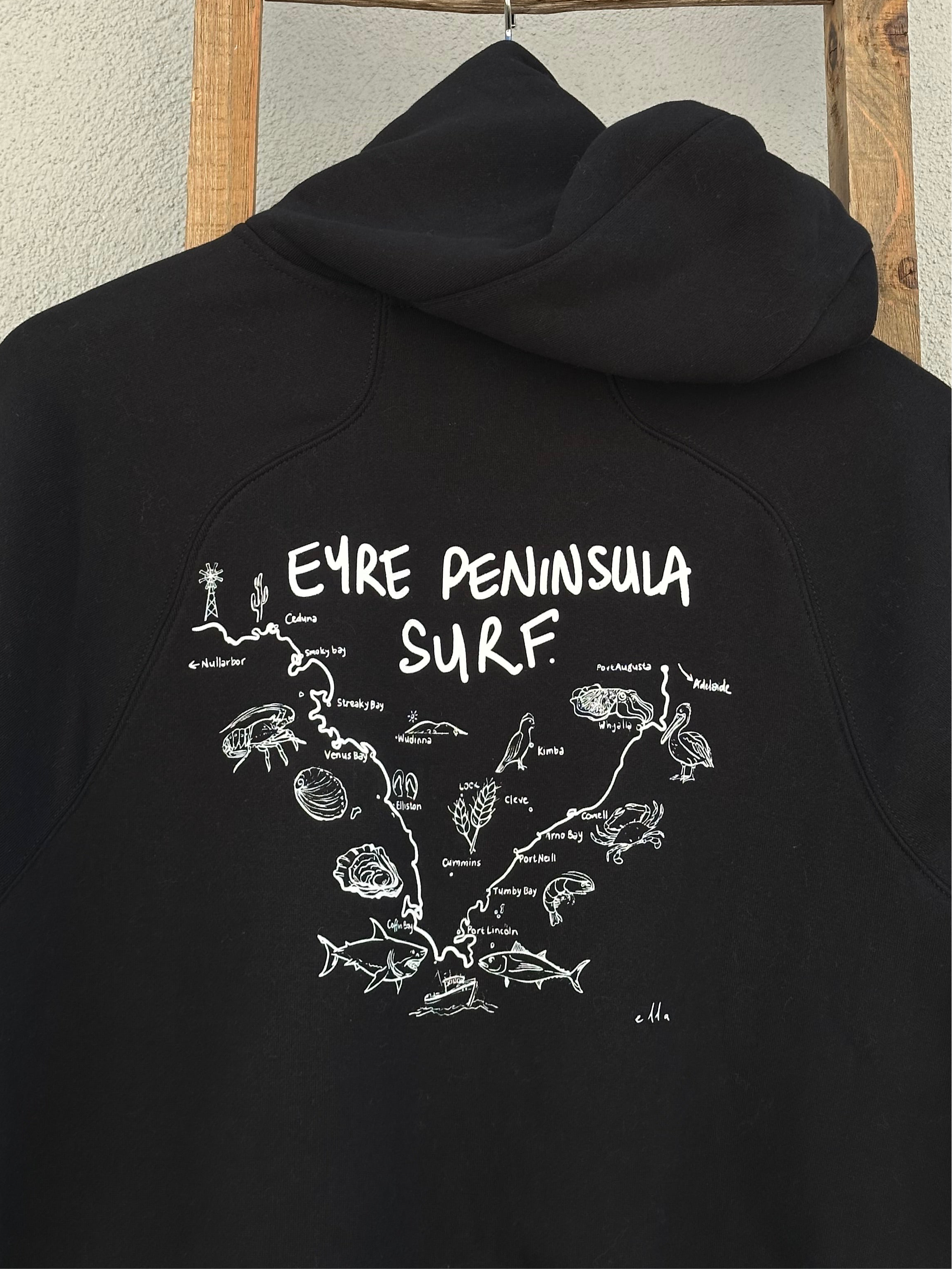 EP SURF Womens Map Quarter Zip Jumper