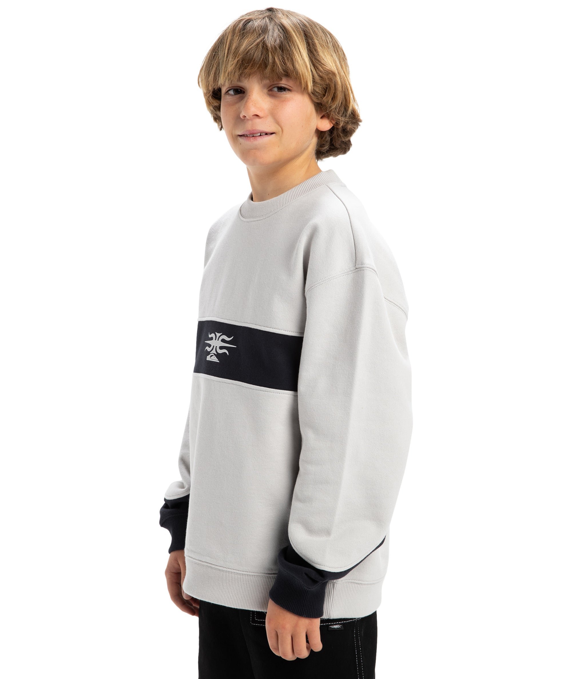 Quiksilver Mercury Devil Crew Youth in LUNAR ROCK