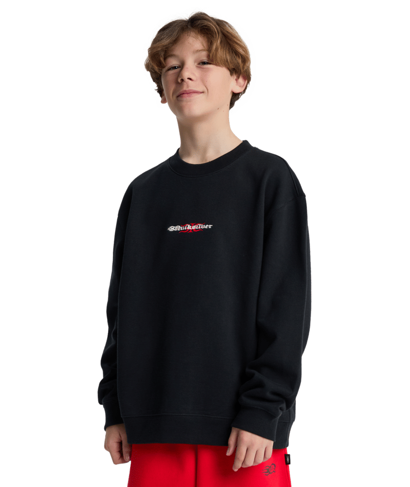 Quiksilver Mercury Trident Crew Youth in BLACK