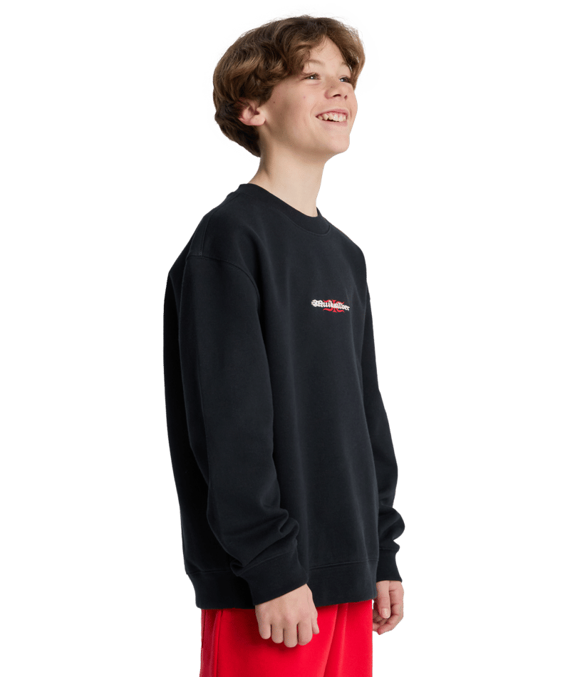 Quiksilver Mercury Trident Crew Youth in BLACK