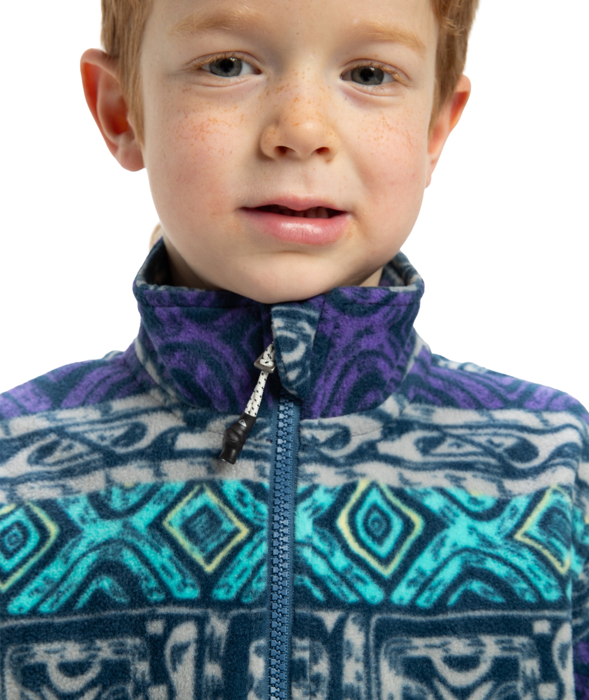 Quiksilver Global Heat Polar Zip Boys in SILVER GRAY GLOBAL HEAT STRIPE