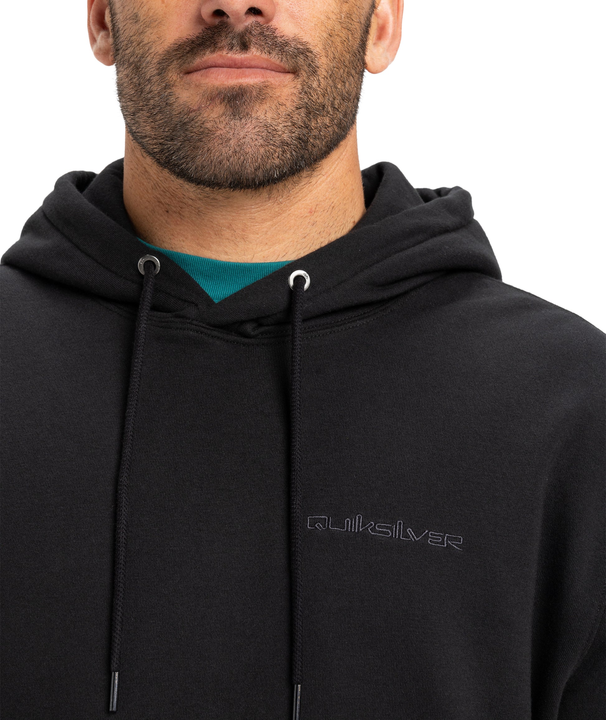 Quiksilver Salt Water Hoodie in BLACK
