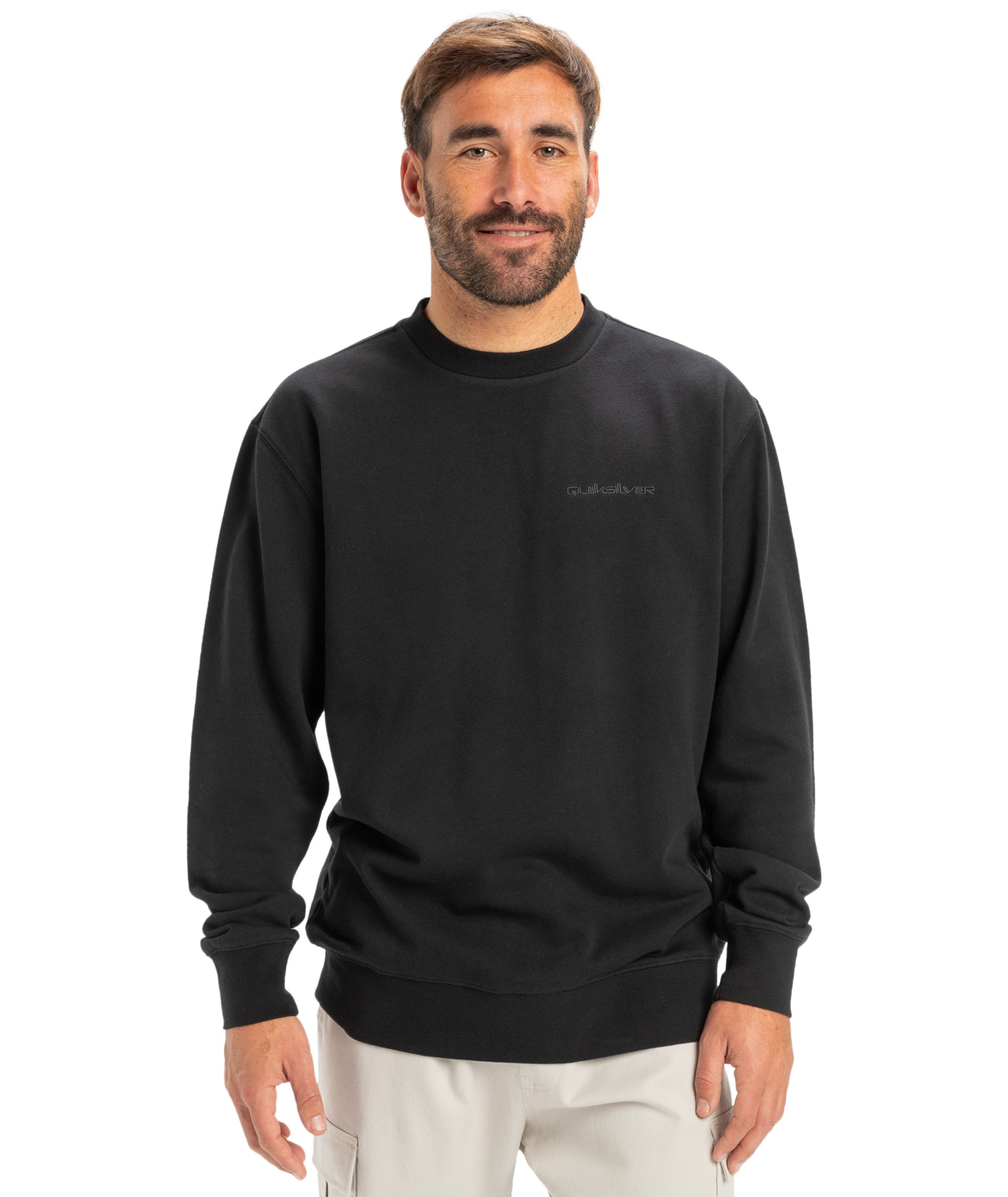 Quiksilver Salt Water Crew in BLACK