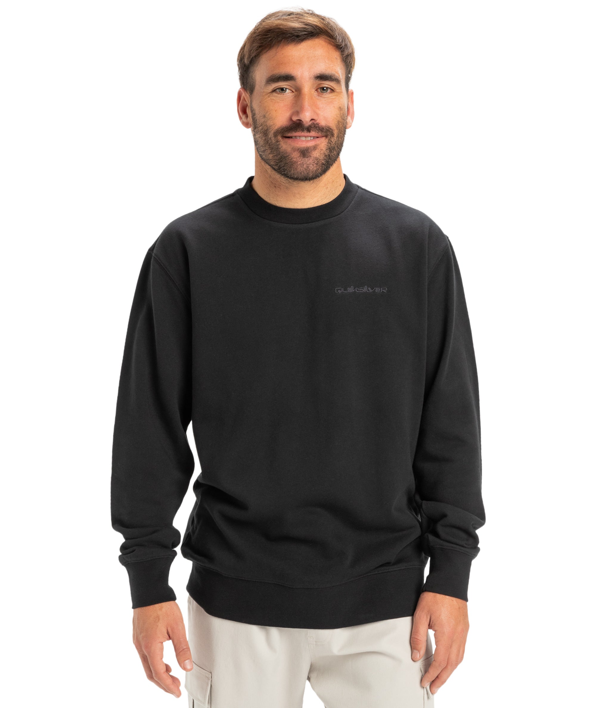Quiksilver Salt Water Crew in BLACK