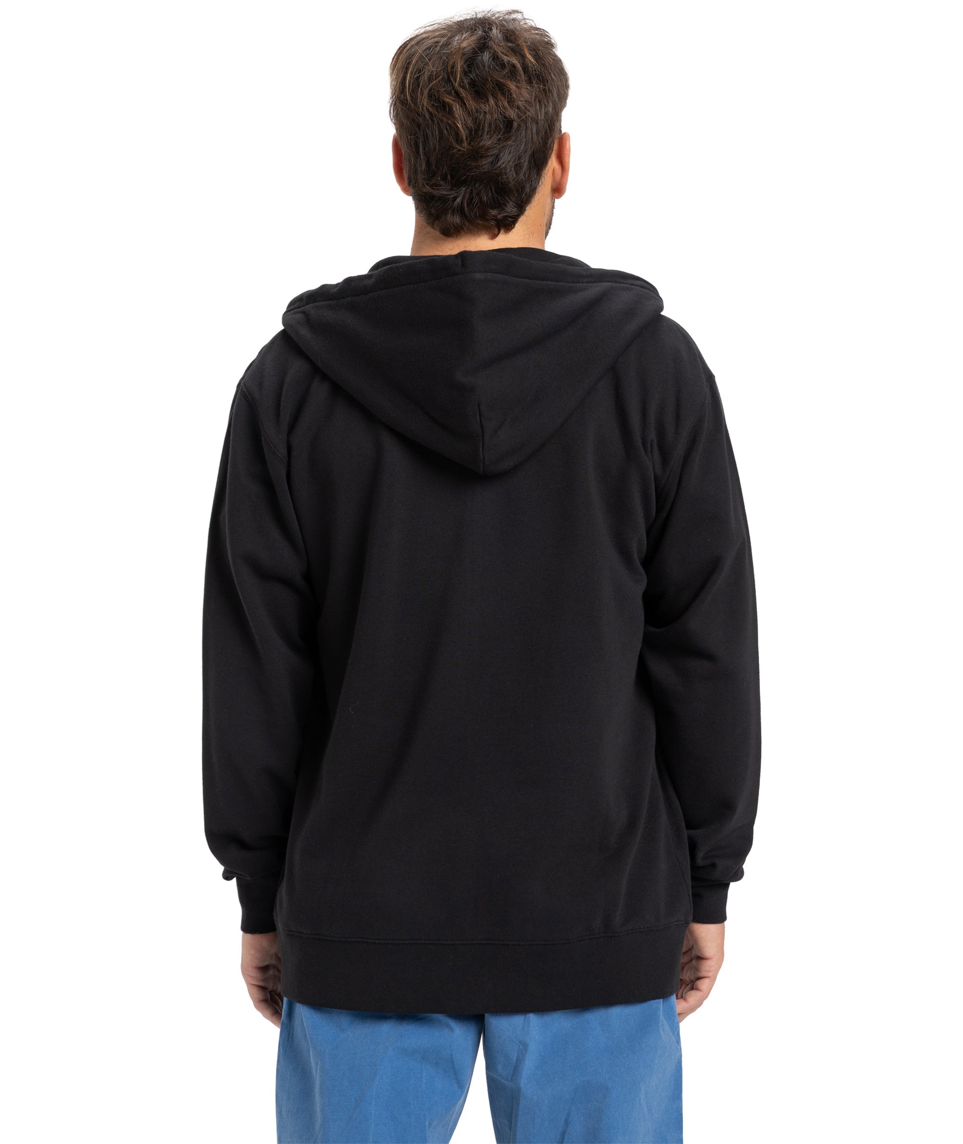 Quiksilver Salt Water Zip Hoodie in BLACK