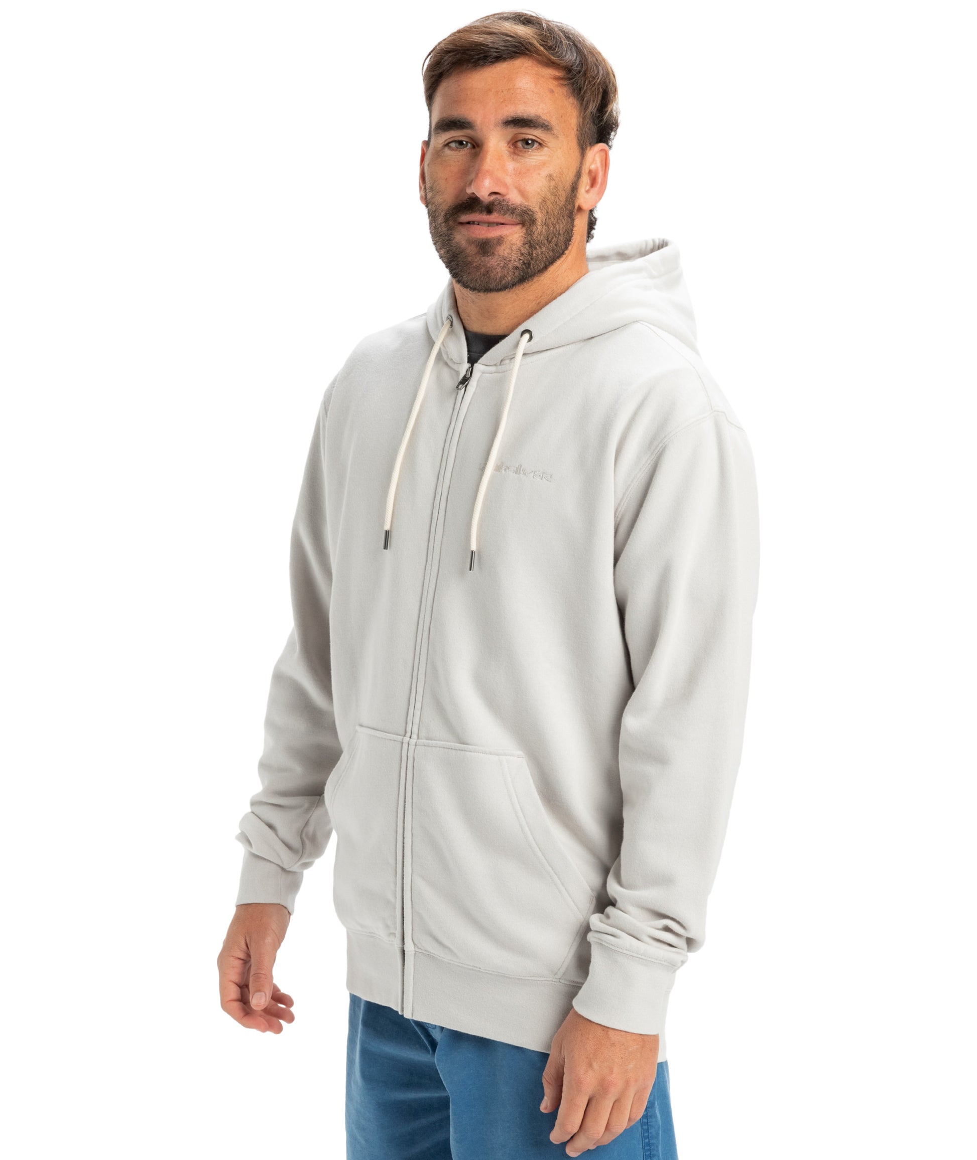 Quiksilver Salt Water Zip Hoodie in WIND CHIME