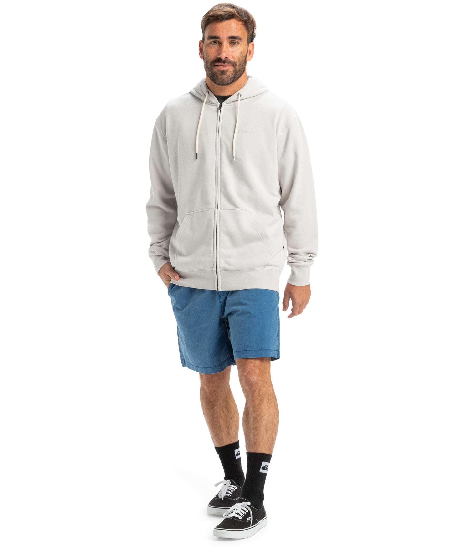 Quiksilver Salt Water Zip Hoodie in WIND CHIME