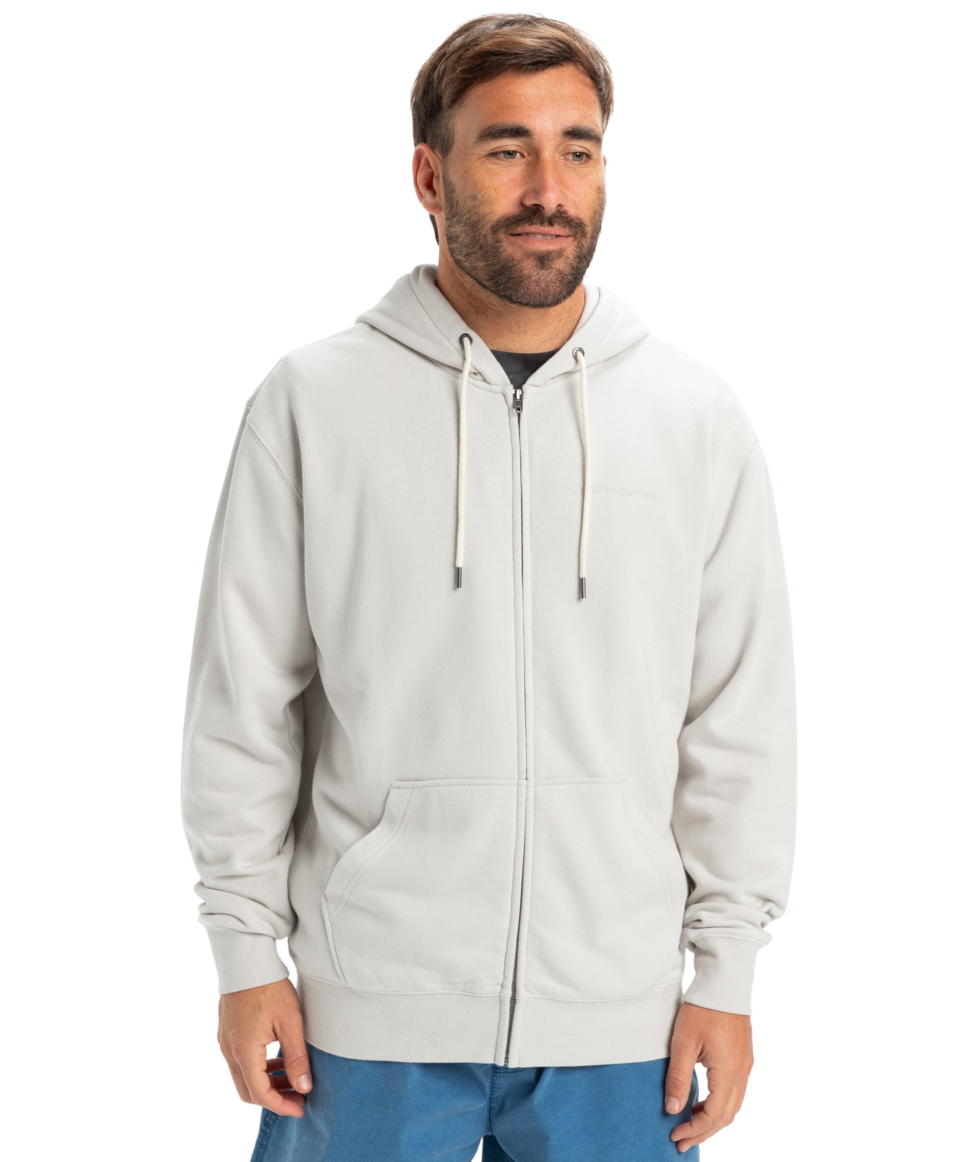 Quiksilver Salt Water Zip Hoodie in WIND CHIME