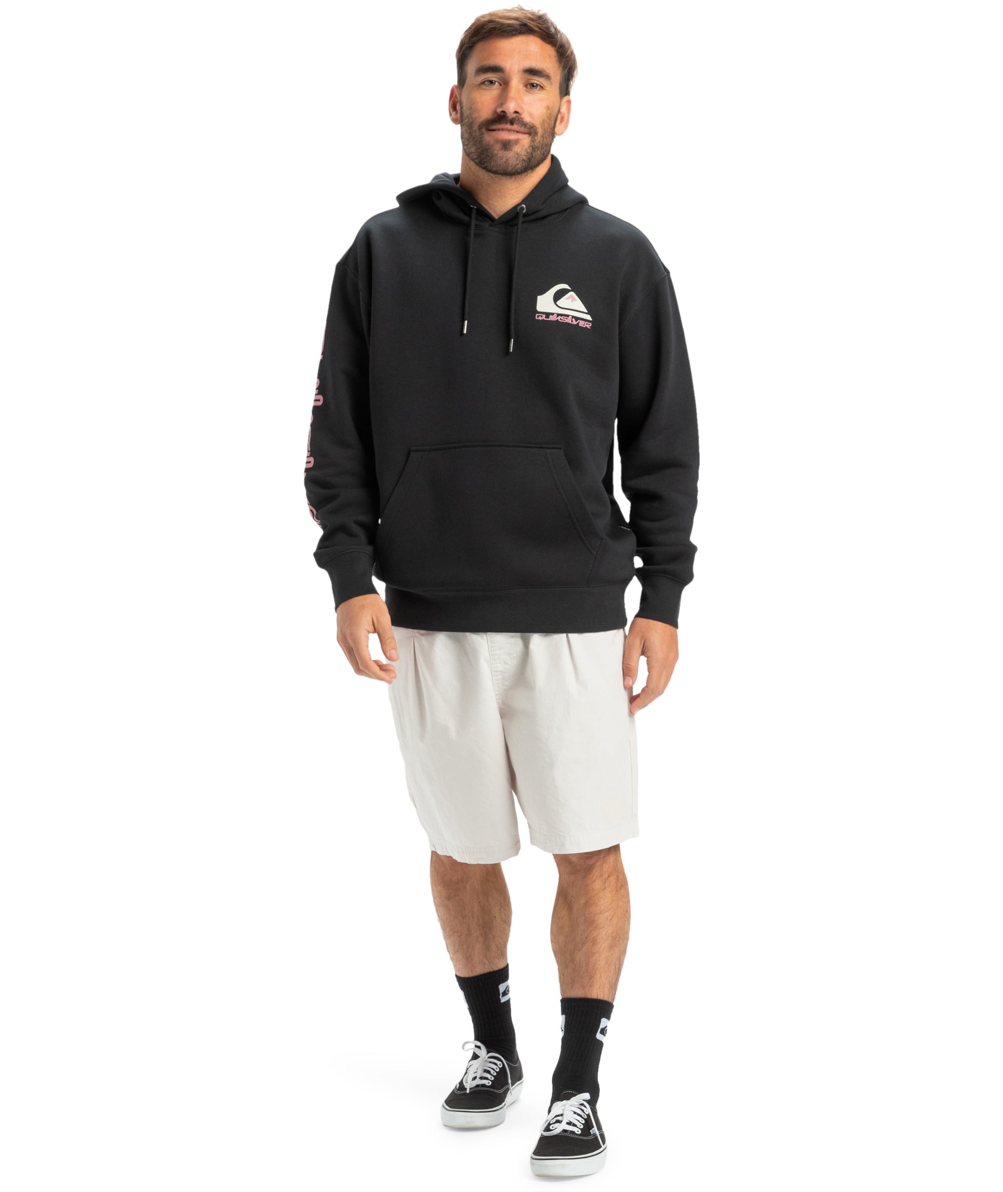 Quiksilver Omni Logo Hoodie in BLACK