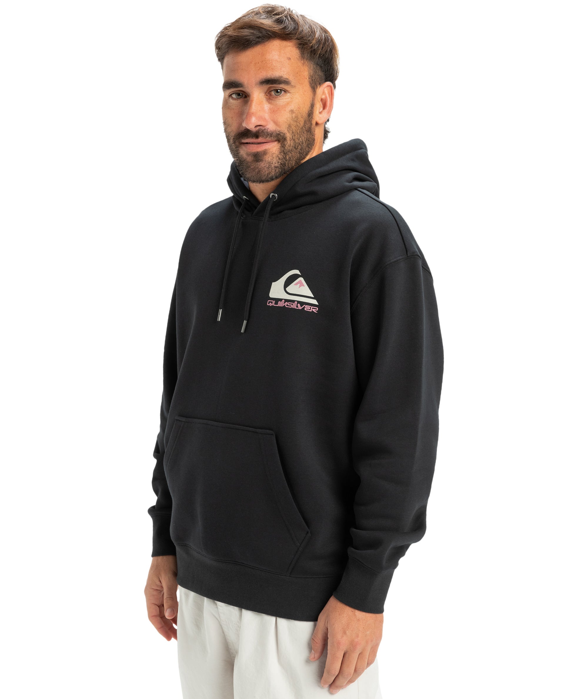 Quiksilver Omni Logo Hoodie in BLACK
