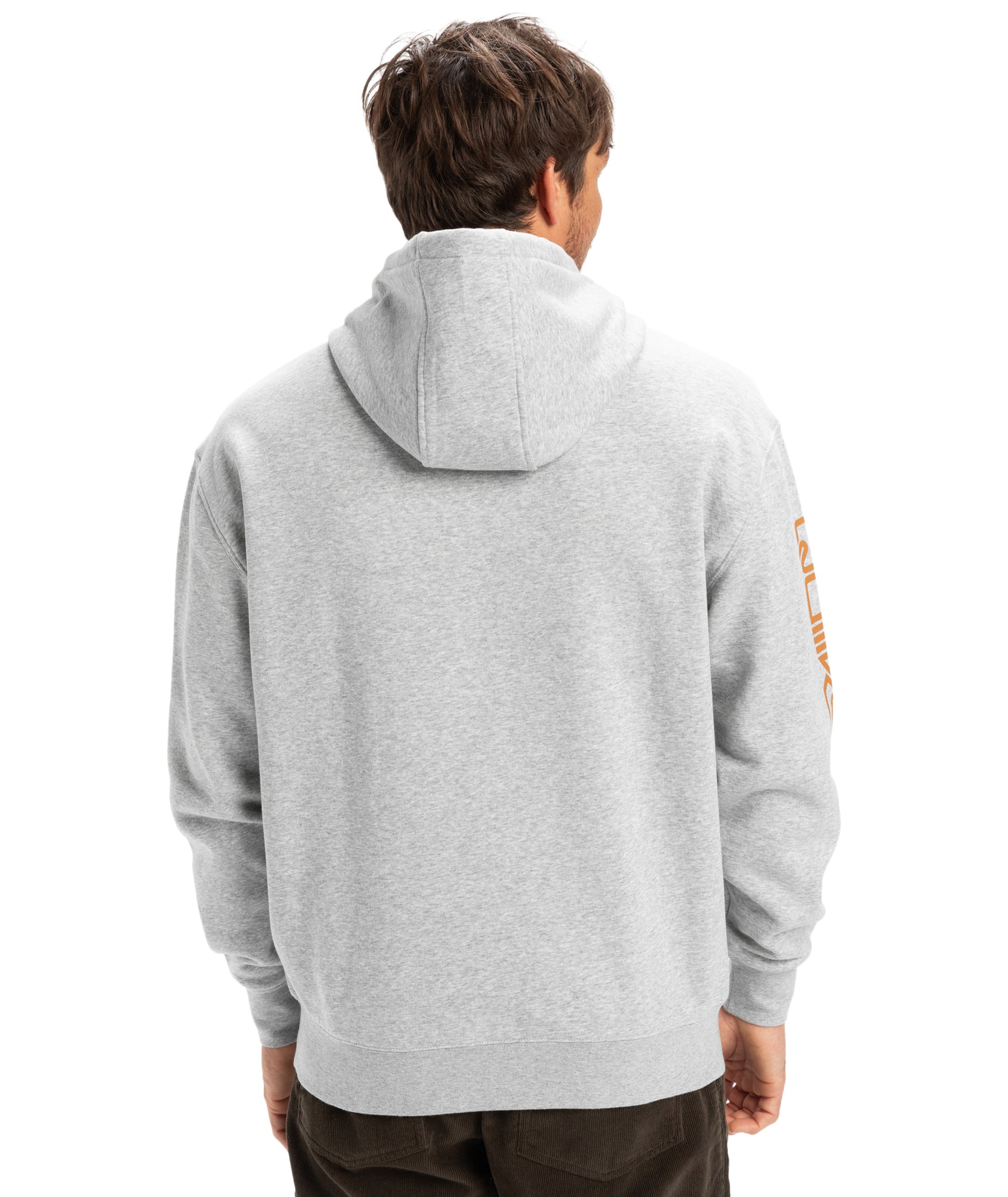 Quiksilver Omni Logo Hoodie in LIGHT GREY HEATHER