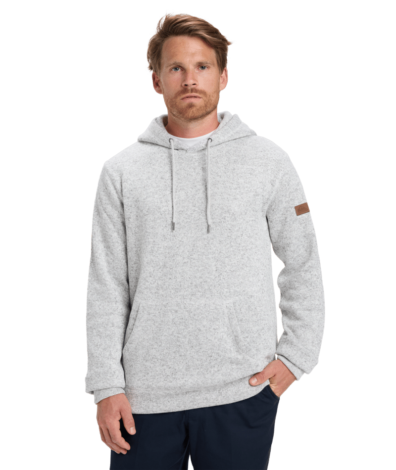 Quiksilver Keller Hoodie in LIGHT GREY HEATHER
