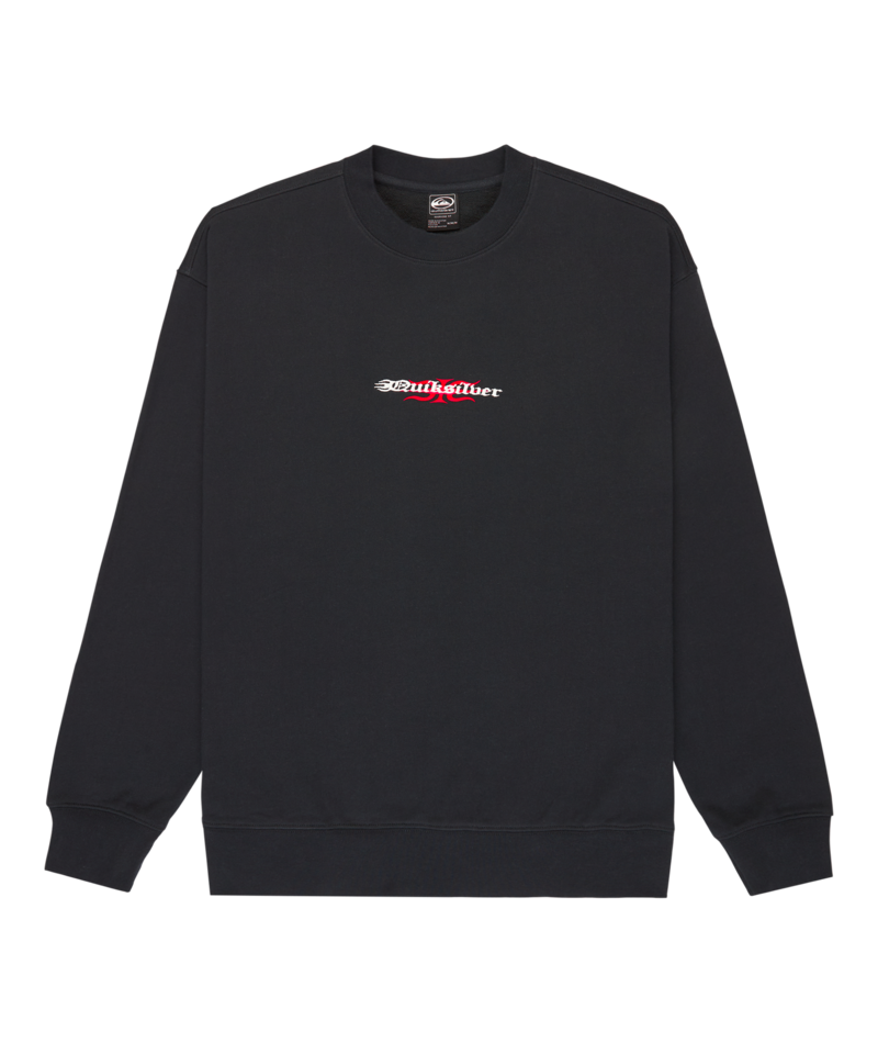 Quiksilver Mercury Trident Crew in BLACK