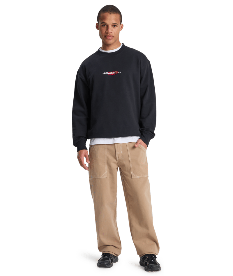 Quiksilver Mercury Trident Crew in BLACK