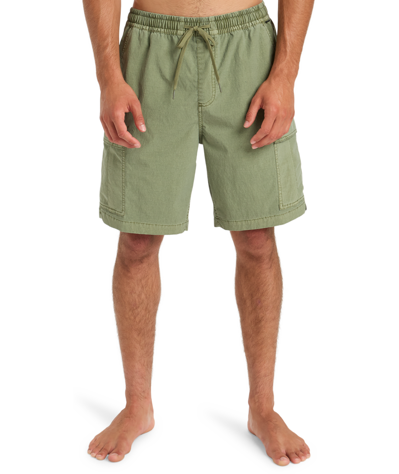 Quiksilver Taxer Surfwash Amphibian 19 in LODEN GREEN