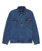 Quiksilver All Ride Denim Jkt in MEDIUM BLUE