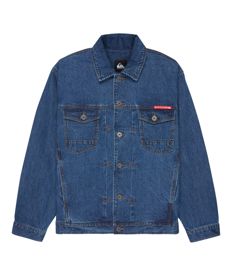 Quiksilver All Ride Denim Jkt in MEDIUM BLUE