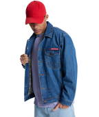 Quiksilver All Ride Denim Jkt in MEDIUM BLUE