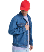 Quiksilver All Ride Denim Jkt in MEDIUM BLUE
