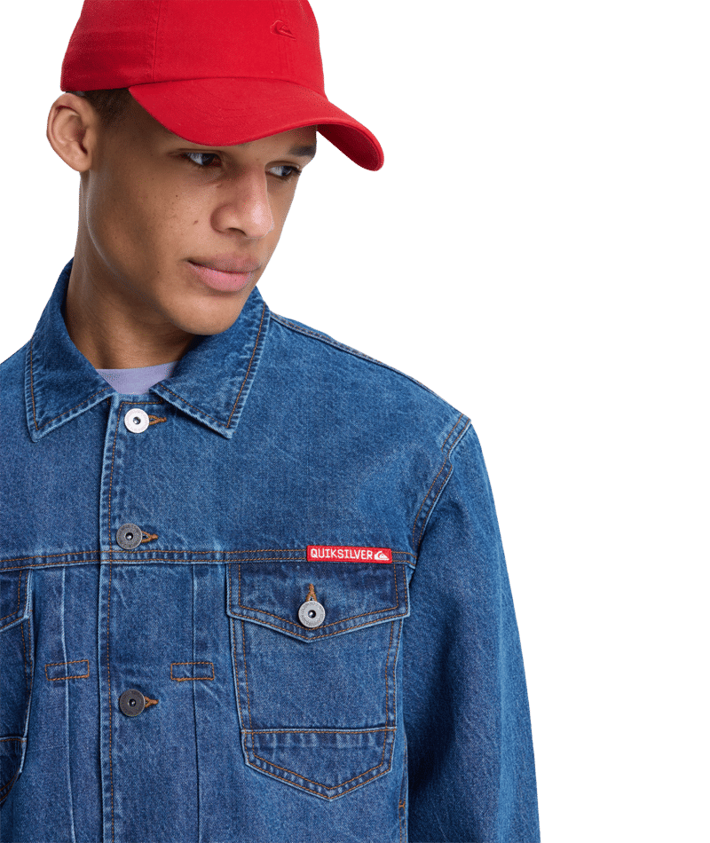 Quiksilver All Ride Denim Jkt in MEDIUM BLUE
