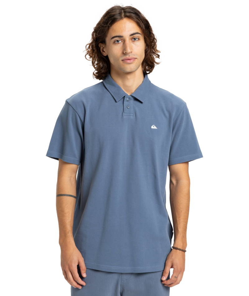 Quiksilver Mw Pique Polo in CHINA BLUE