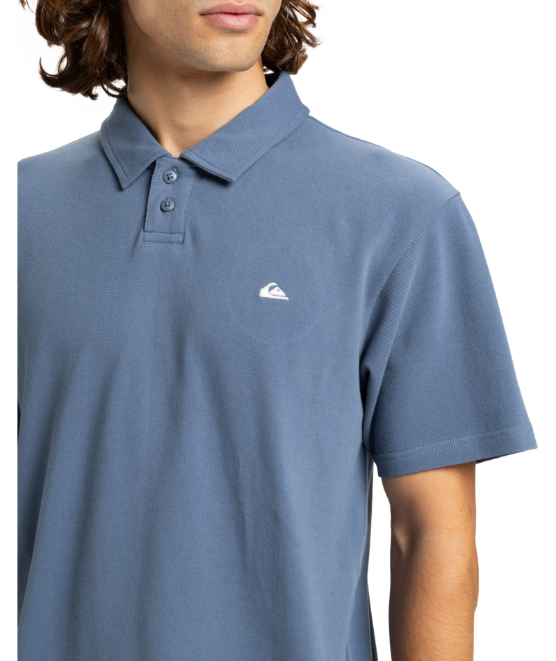 Quiksilver Mw Pique Polo in CHINA BLUE
