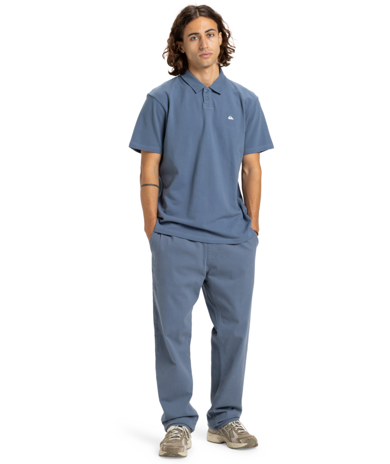 Quiksilver Mw Pique Polo in CHINA BLUE