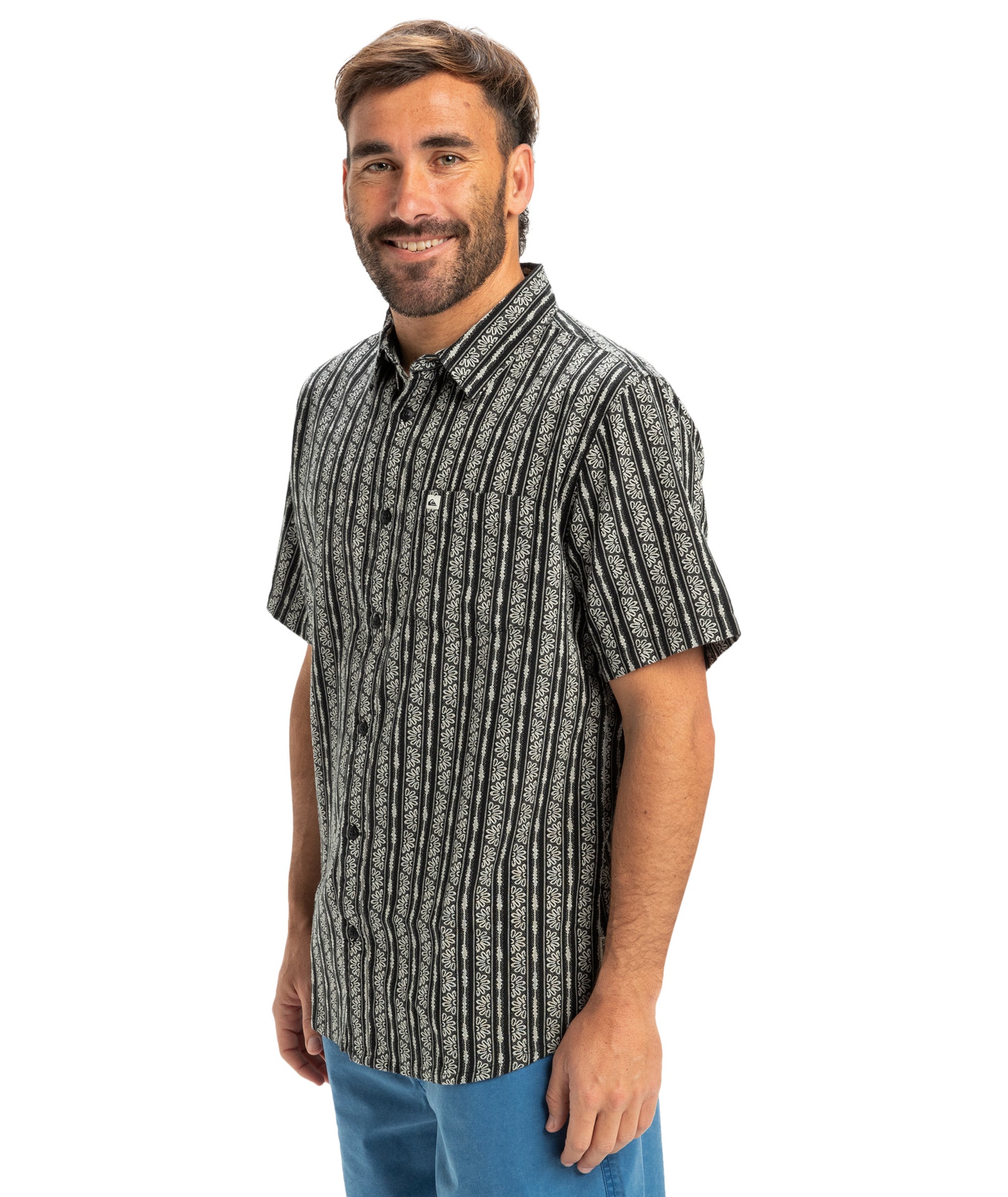 Quiksilver Street Way Ss in BLACK STREET WAY