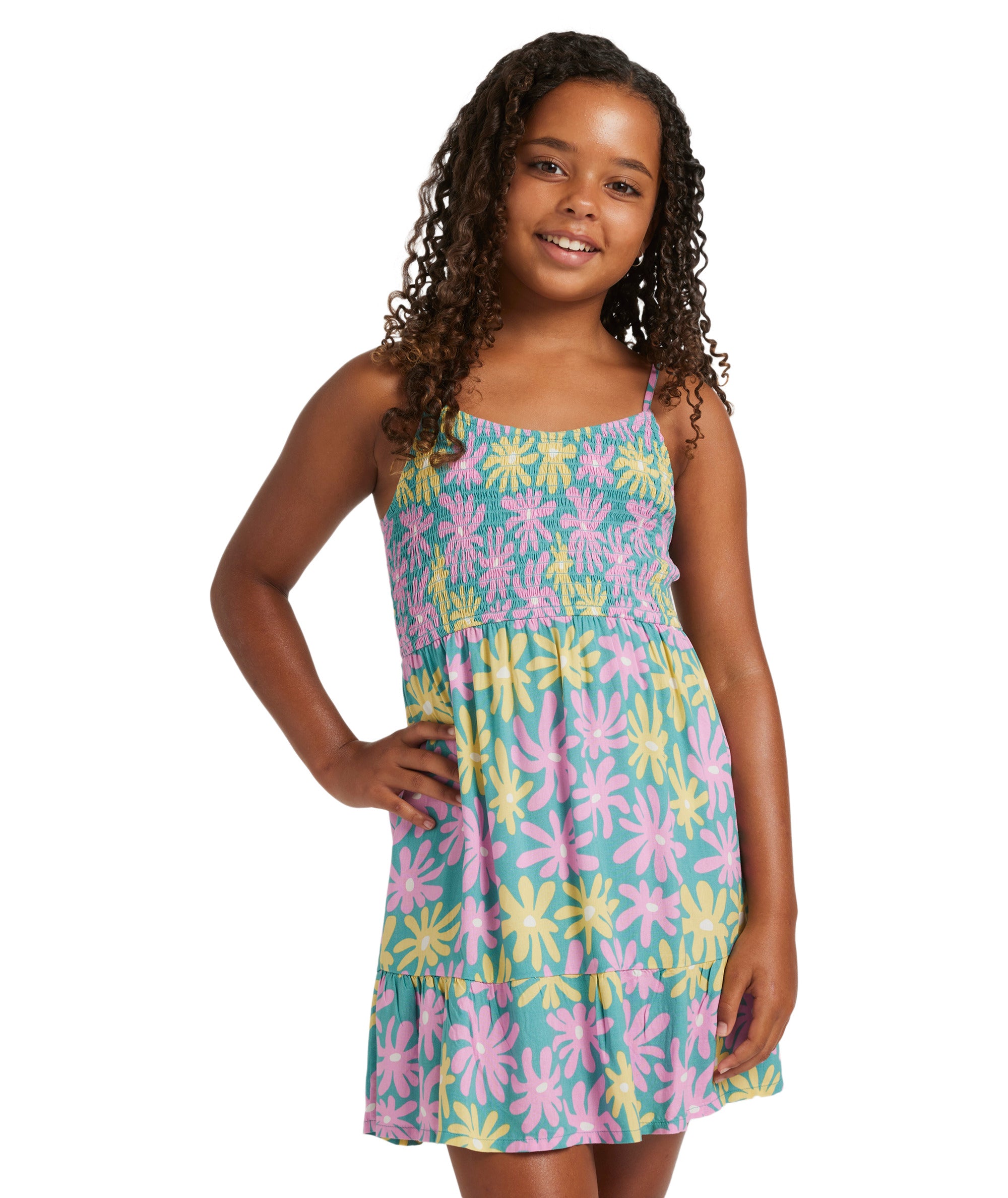 Roxy Rg Tropical Glow Mini Dress in COASTAL SHADE FLIPPER