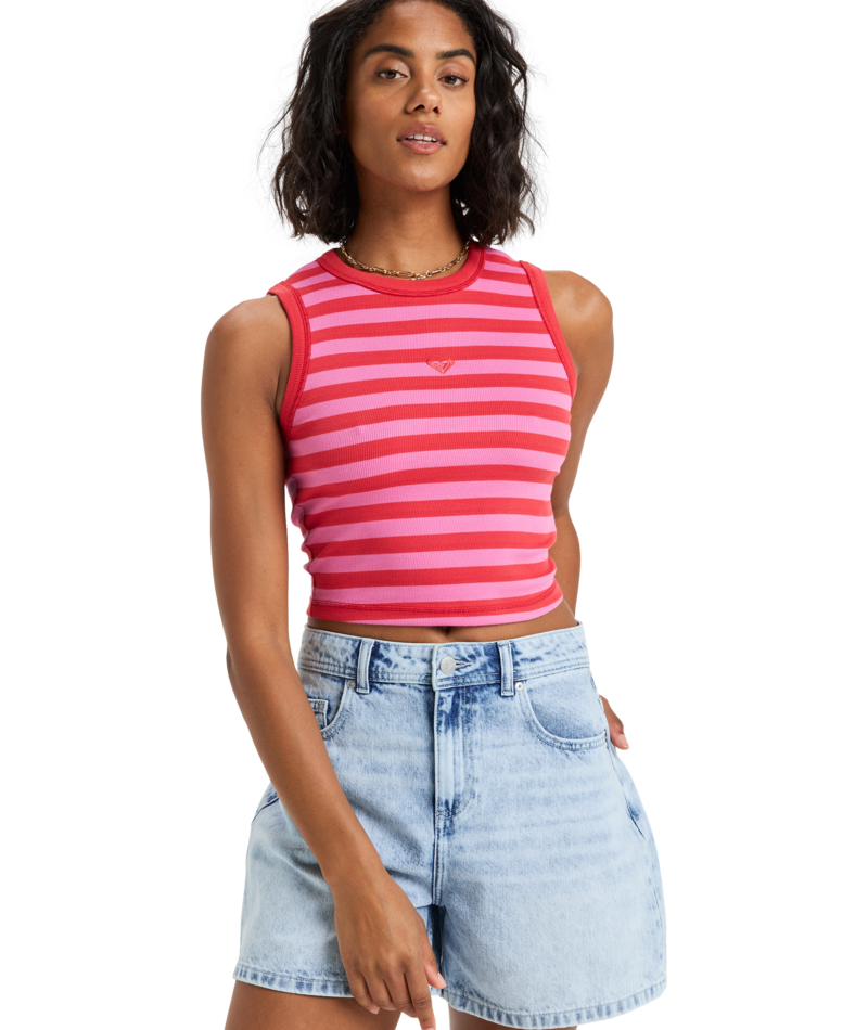 Roxy Iconic Days Stripes in TOMATO ICONIC DAY STRIPE