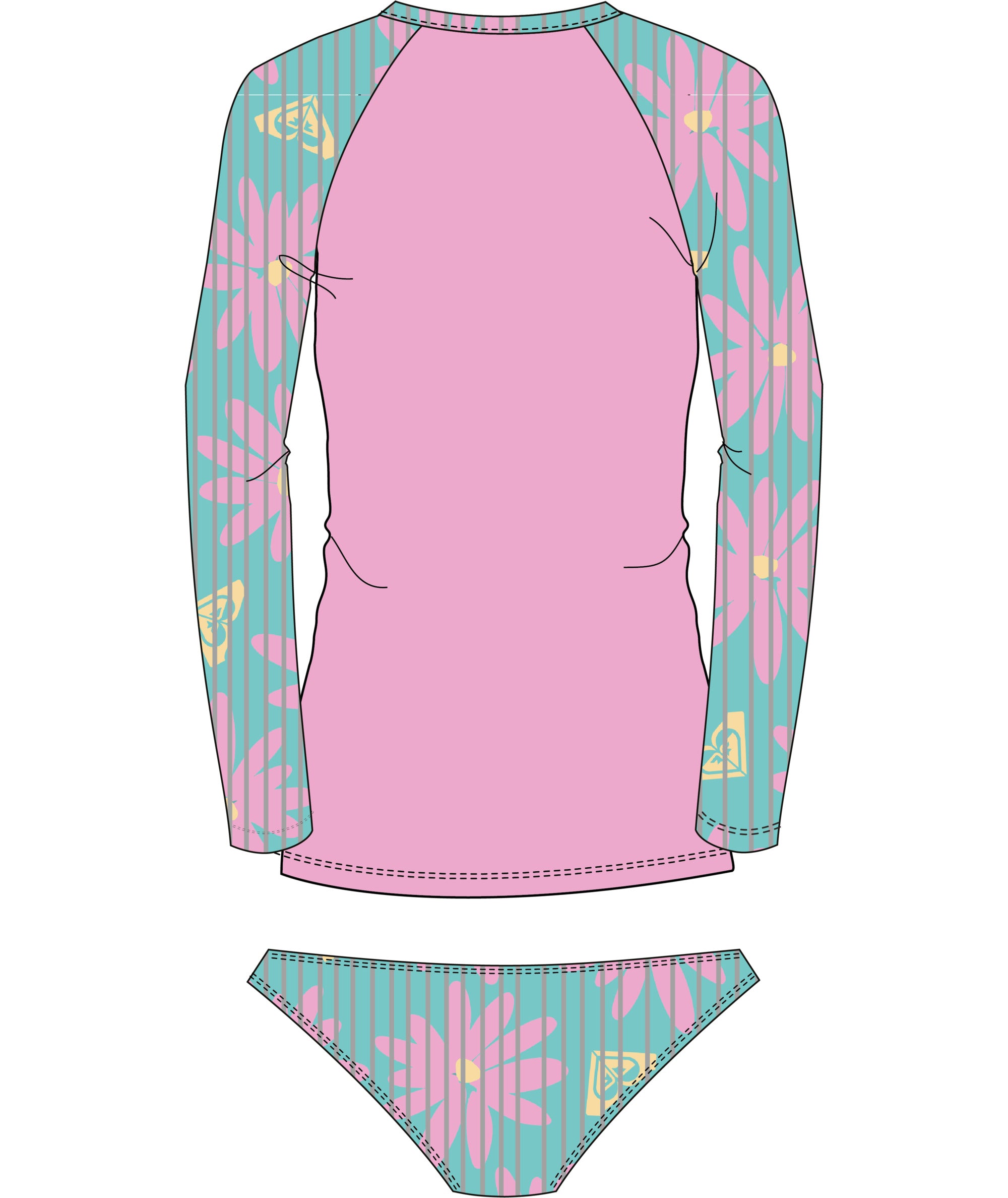 Roxy Marguerite Tw Lycra Set in POLYNYA BIG DREAMS MINI