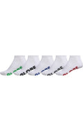 Globe Stealth Ankle Sock 5 Pack in WHITE