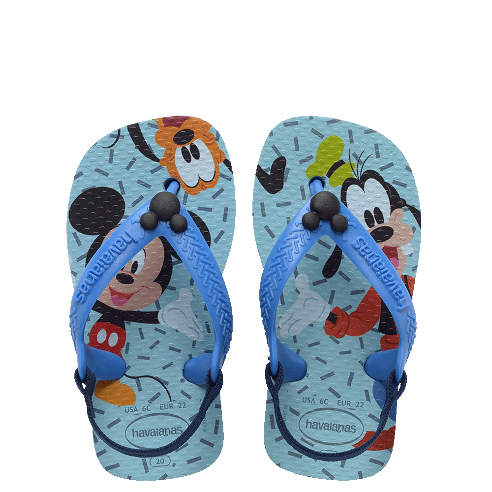 Havaianas Baby Disney Classics (Mickey & Pluto) Blue in Blue