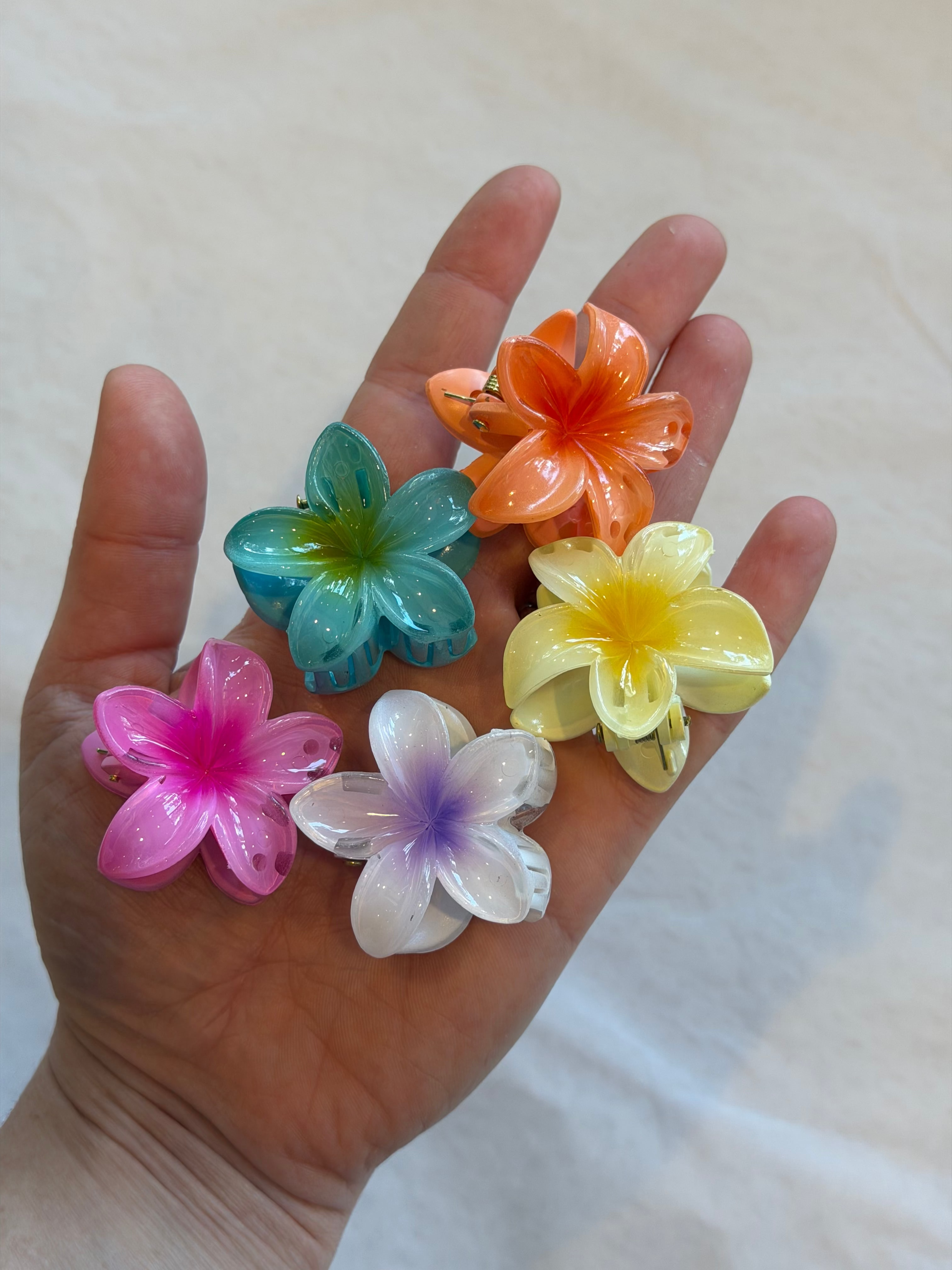EP SURF Frangipani Claw Clip - Small