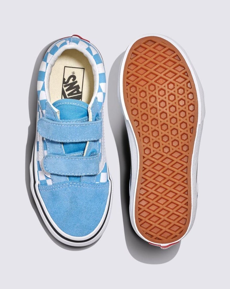 Vans Old Skool V Color Theory Checkerboard Heritage Blue