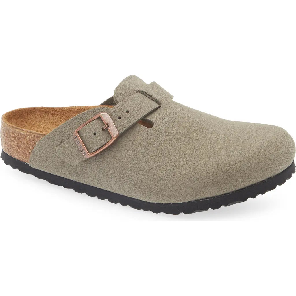 Birkenstock Boston Kids Stone Birkibuc Narrow