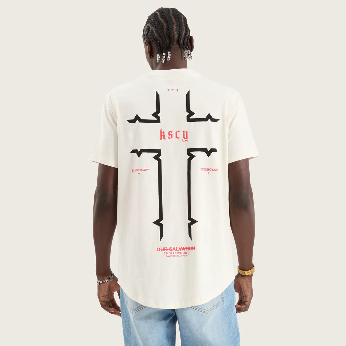 Kiss Chacey Thready Dual Curved Tee