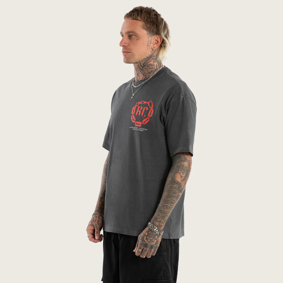 Kiss Chacey Razor Light Box Fit Tee