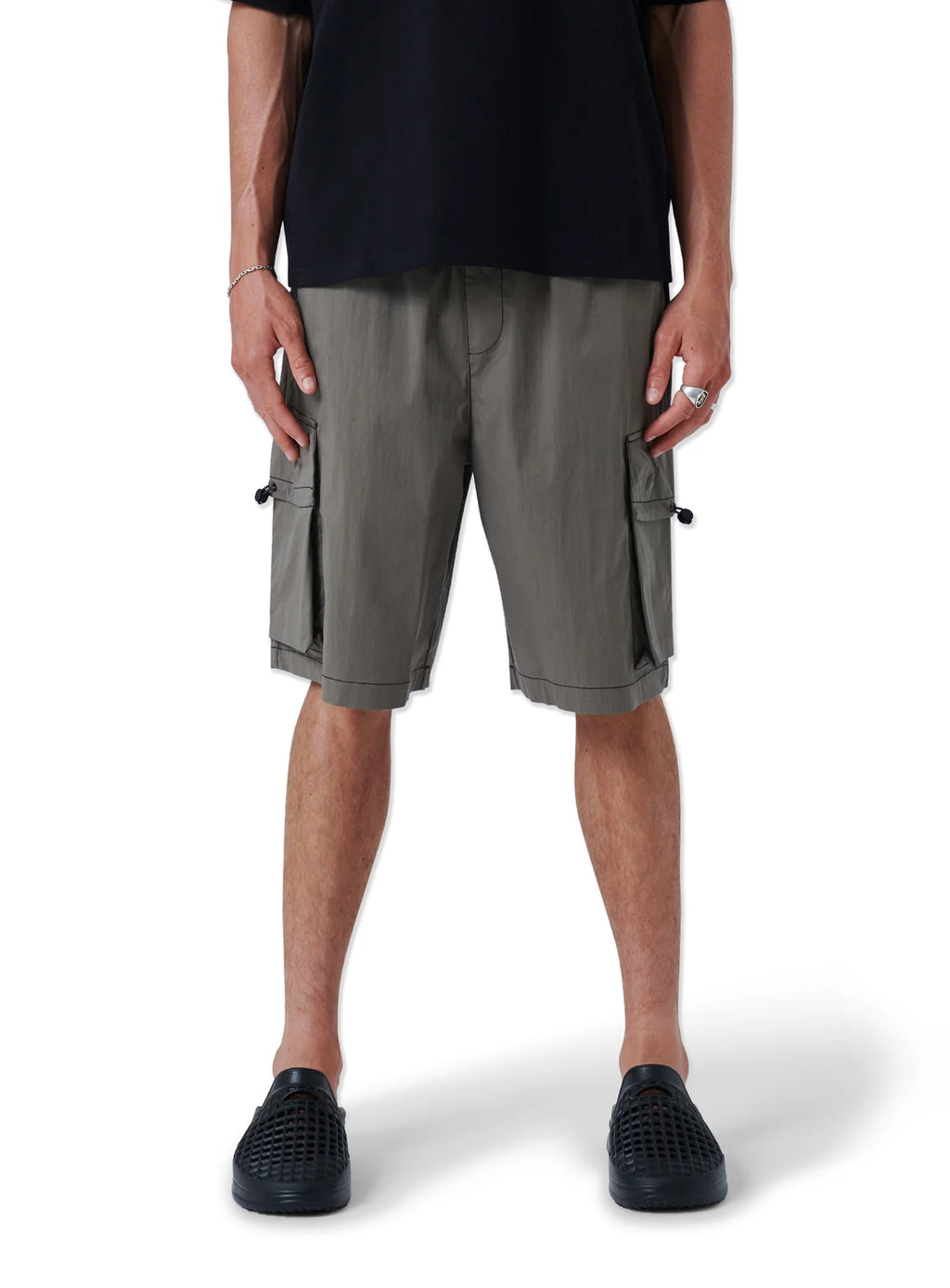 Barney Cools Parachute Short Pewter